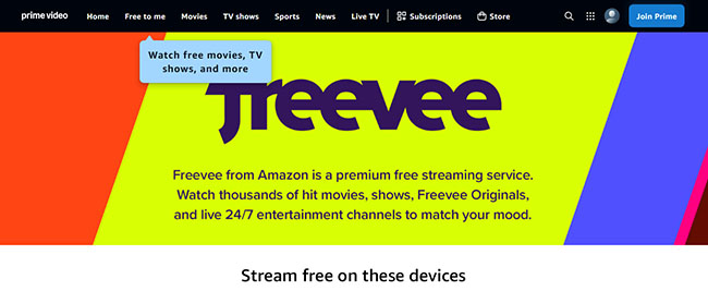 amazon prime freevee