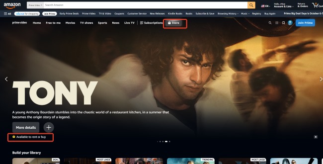 amazon videos available to rent or buy