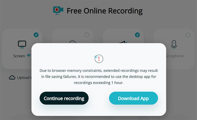 apowersoft screen recording limit