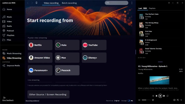 audials one for amazon prime video