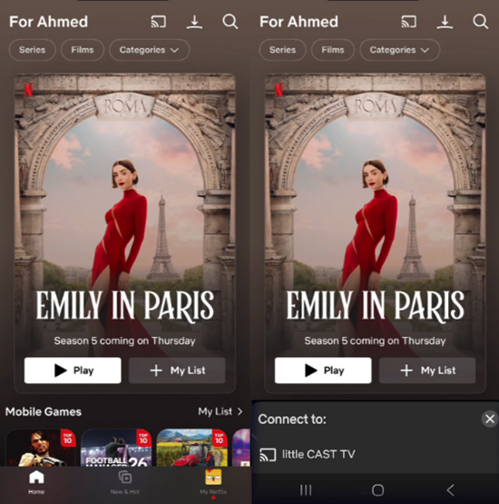 cast netflix to chromecast from phone