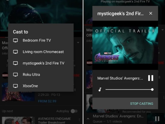 cast prime video to fire tv
