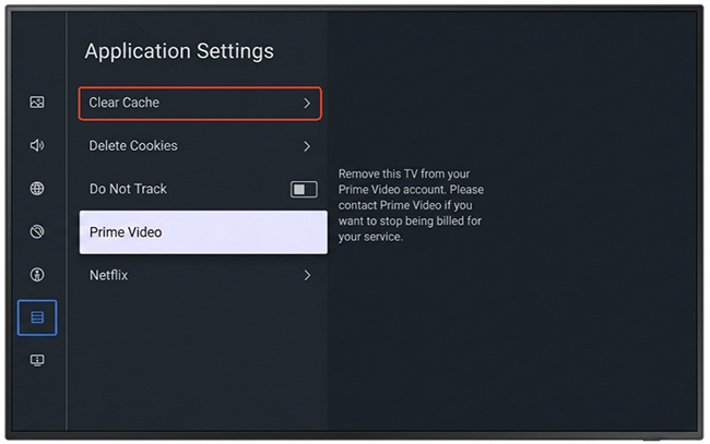 clear netflix cache on hisense tv