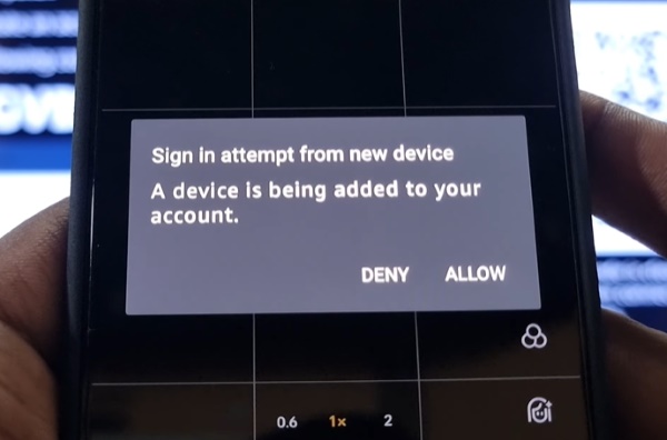 confirm sign in prime video on tv