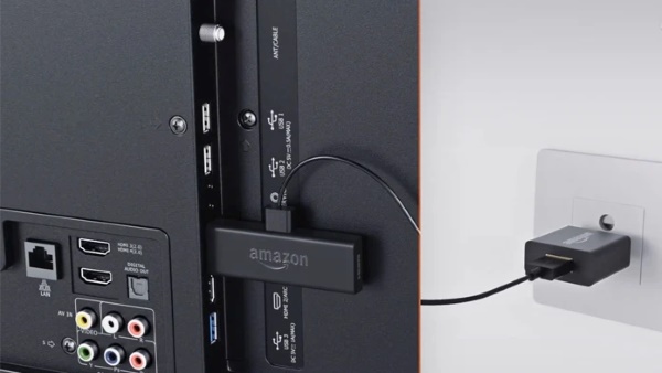 connect fire stick to tv