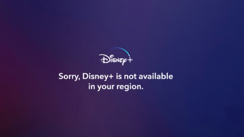 disney unavailable in your region