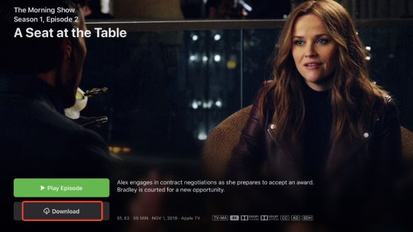 download apple tv shows