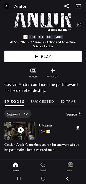 download disney plus video