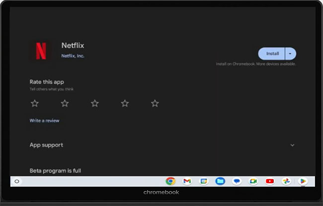 download and install netflix on chromebook