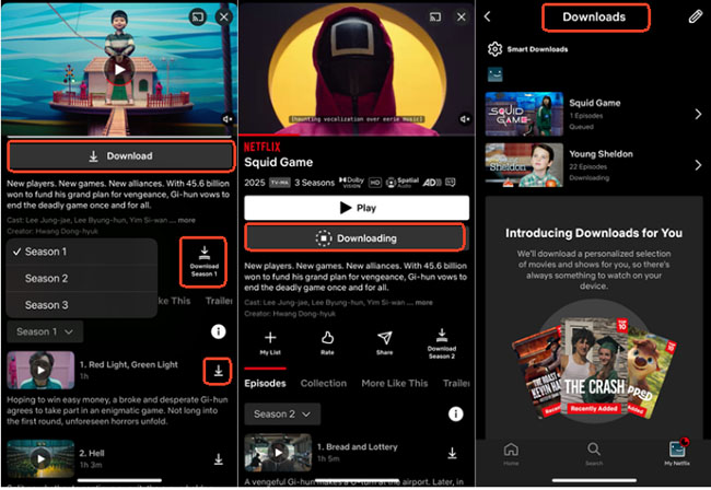 download netflix videos for offline viewing at school