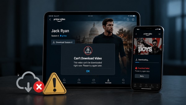fail to download movies from prime video