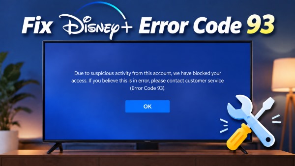 fix disney error code 93