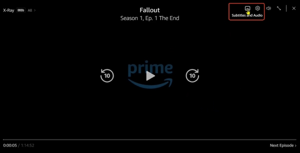 get amazon prime subtitles on pc