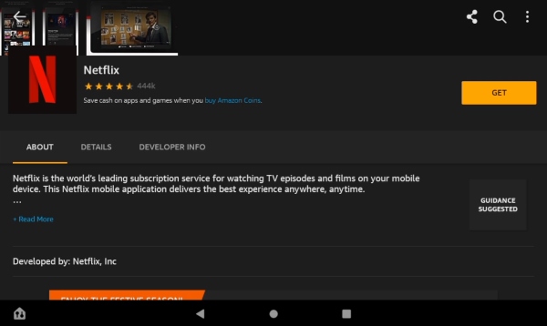get netflix on amazon fire tablet