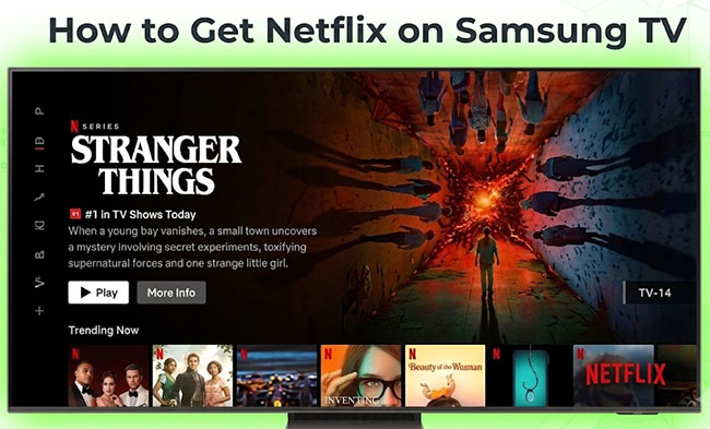get netflix on samsung tv