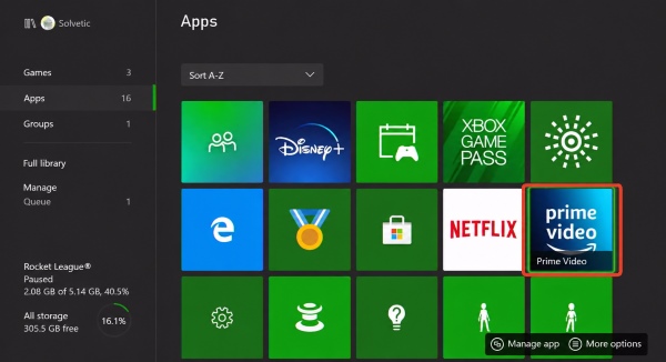 get prime video on xbox