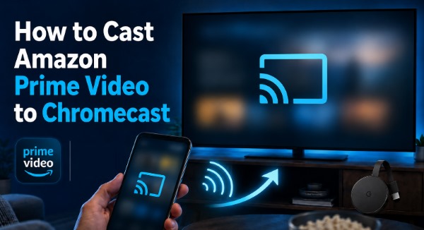 how to cast amazon prime video on chromecast
