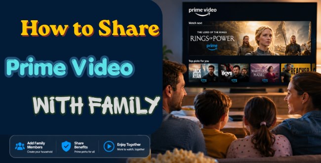 how to share prime video with family