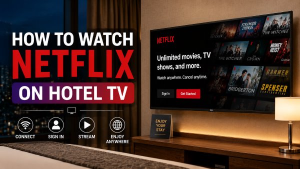 how to watch netflix on hotel tv