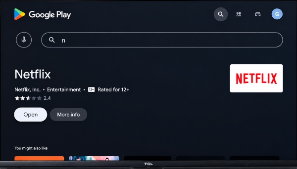 install netflix from google play