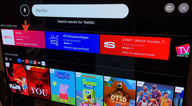 install netflix from lg content store