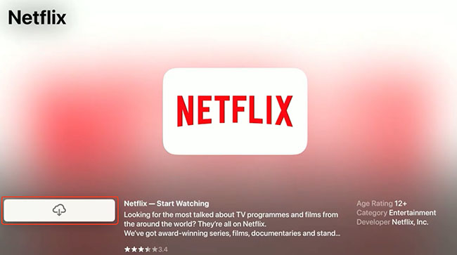 install netflix on apple tv