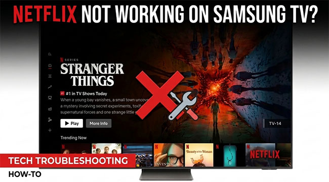 netflix not working on samsung tv