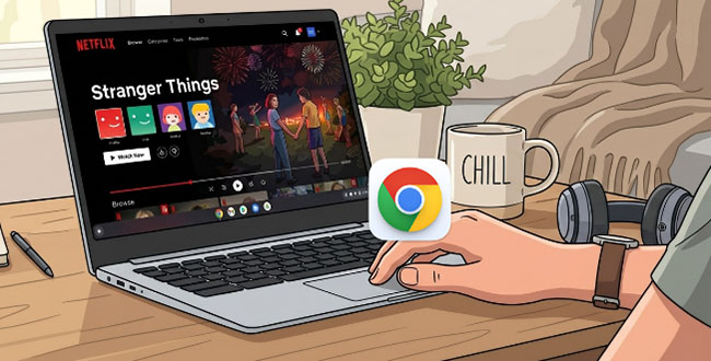 netflix on chromebook