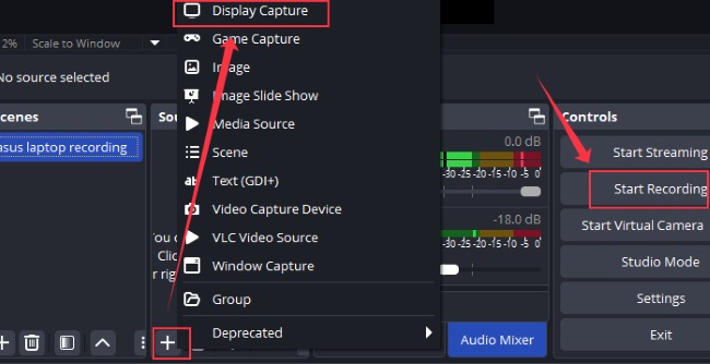 obs display capture