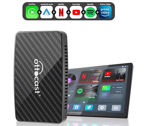 ottocast apple carplay adapter to watch netflix