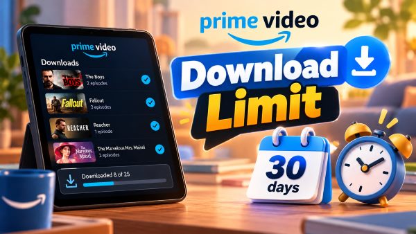 prime video doanwlod limit