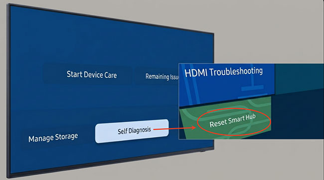 reset samsung smart hub