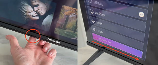 restart hisense smart tv