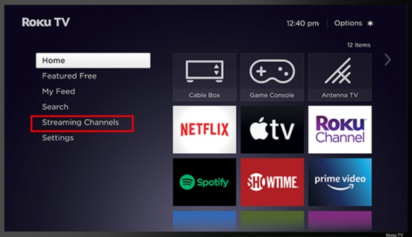 roku streaming channels