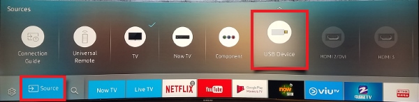 samsung tv usb