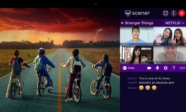 scener to watch netflix together