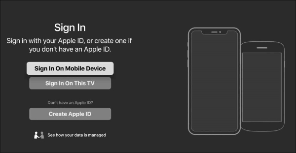 sign in apple tv on roku