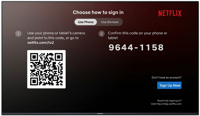 sign in to netflix on chromecast google tv