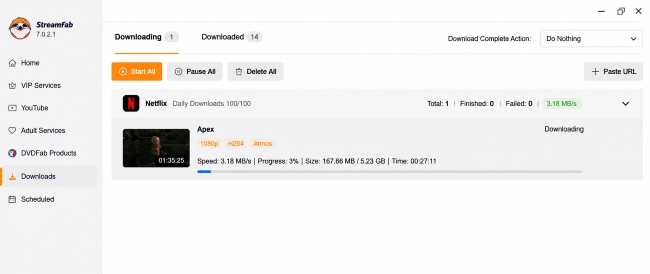 streamfab netflix downloader test