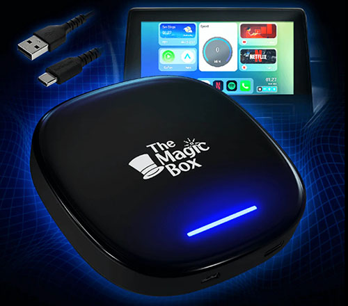 themagicbox apple carplay netflix adapter