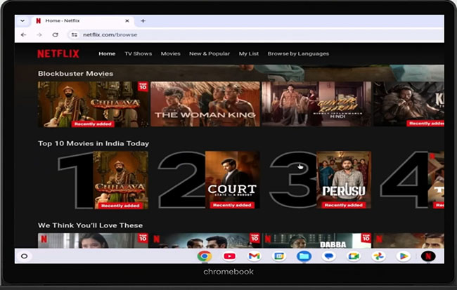 use netflix web player on chromebook