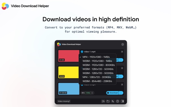 video download helper extension