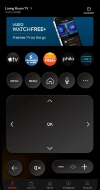 Vizio app as remote