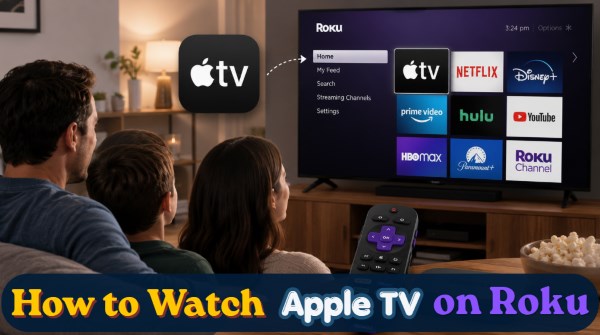 watch apple tv on roku