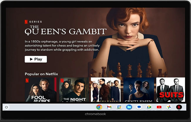 watch netflix on chromebook