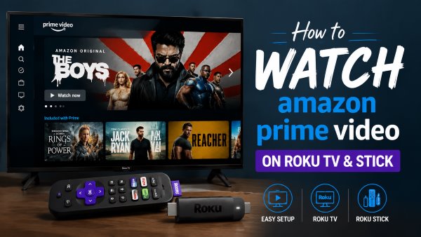 watch prime video on roku