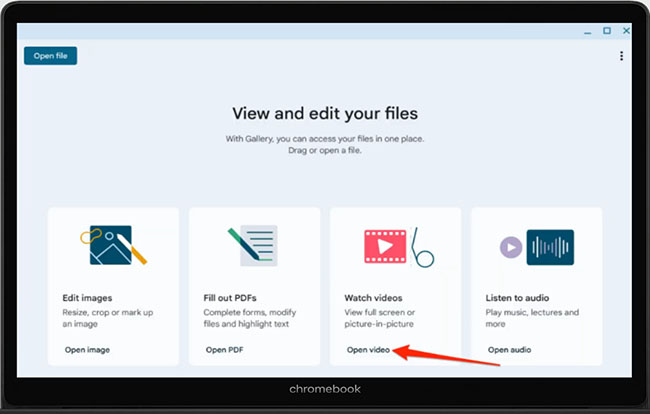 watch netflix on chromebook offline via gallery