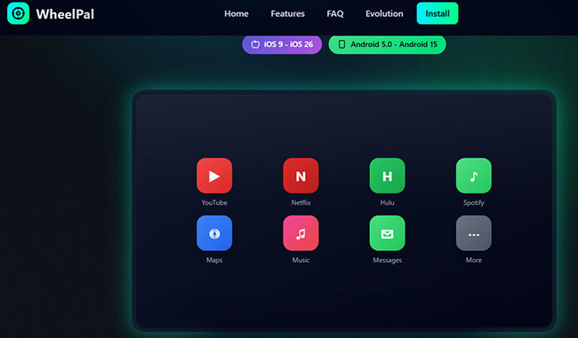 wheelpal to get netflix on apple carplay
