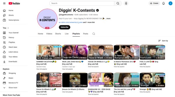 youtube to watch korean drama